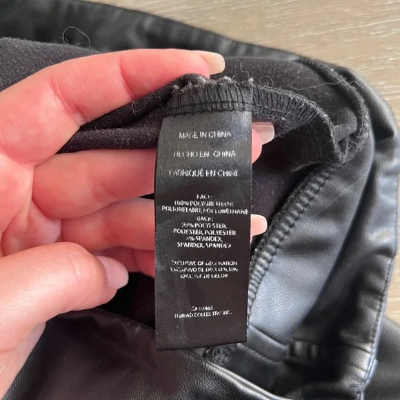 Black Leather Leggings - Picture 8 of 10